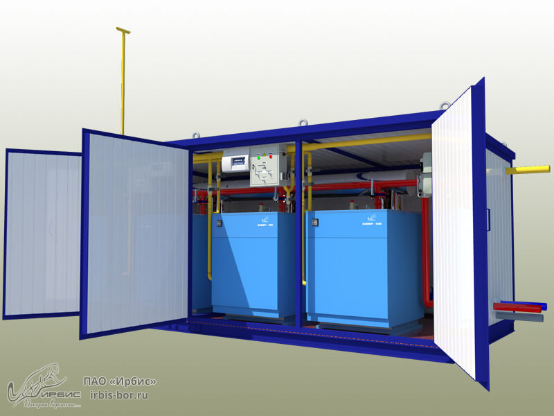 Тройные котлы наружного размещения от производителя
