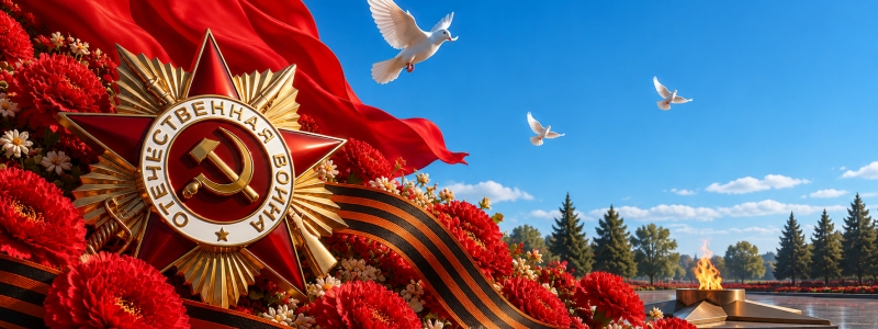 С праздником Победы — 9 мая!